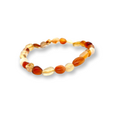 Carnelian Tumbled Bead Bracelet