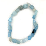 Aquamarine Irregular Bead Bracelet