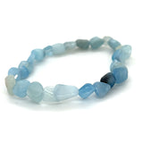 Aquamarine Irregular Bead Bracelet