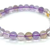 Ametrine 6mm Round Bead Bracelet
