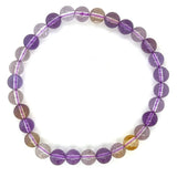 Ametrine 6mm Round Bead Bracelet