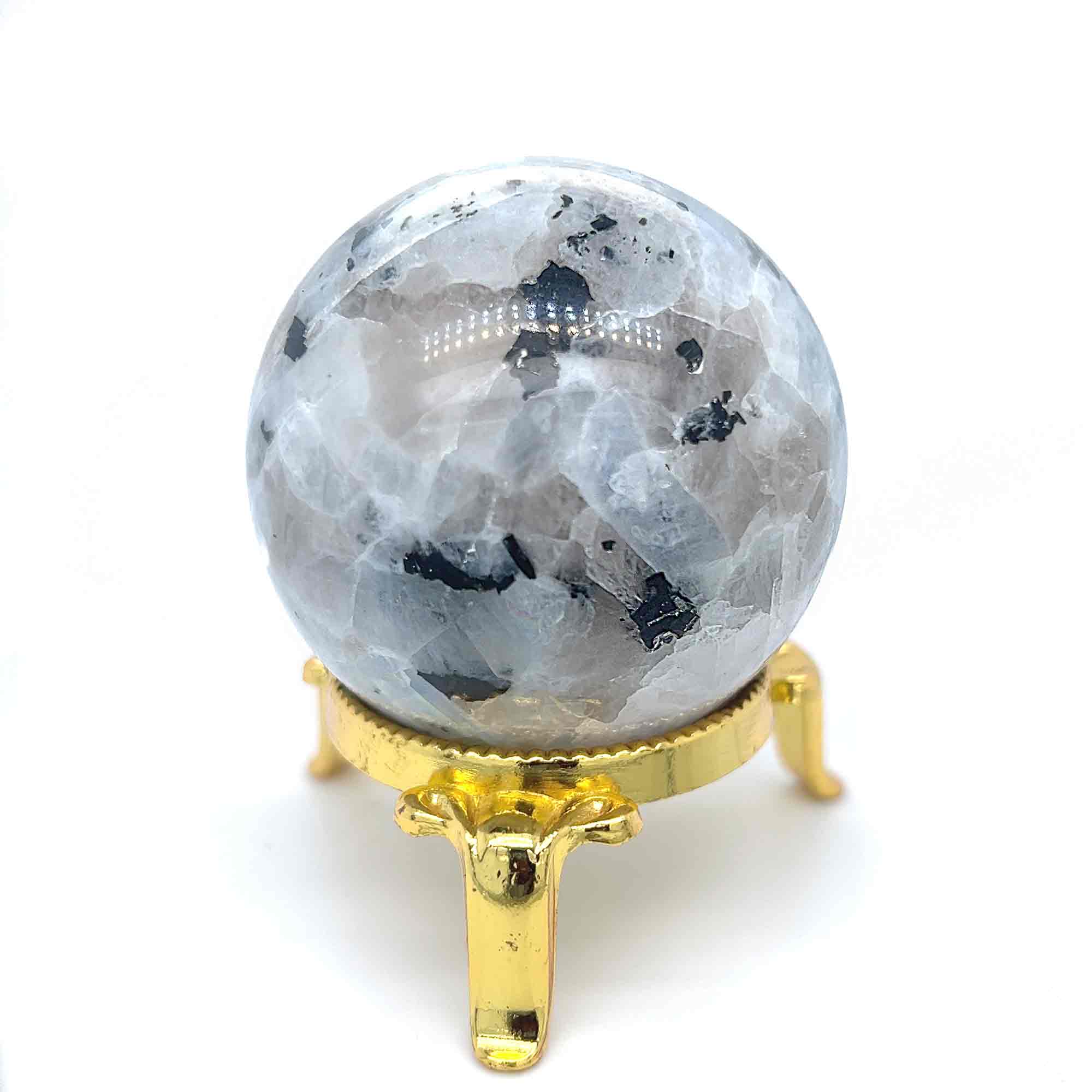 Golden Moonstone Spheres