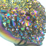 Titanium Amethyst Cluster Heart 13cm