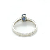 Kyanite White Topaz Ring