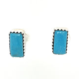 Kingman Turquoise Stud Earrings