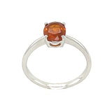 Faceted Orange Kyanite Ring
