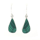 Malachite Teardrop Earrings