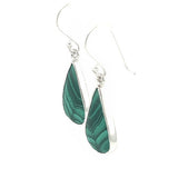 Malachite Teardrop Earrings
