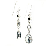 Dendritic Agate Spinel Quartz Earrings