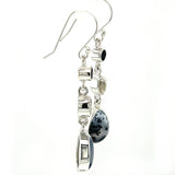 Dendritic Agate Spinel Quartz Earrings