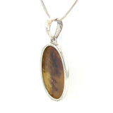 Natural Scenic Agate Oval Pendant