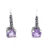 Round Faceted Fancy Earrings