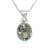 Pyrite Cluster Raw Pendant