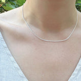 Fine Curb Silver Chain