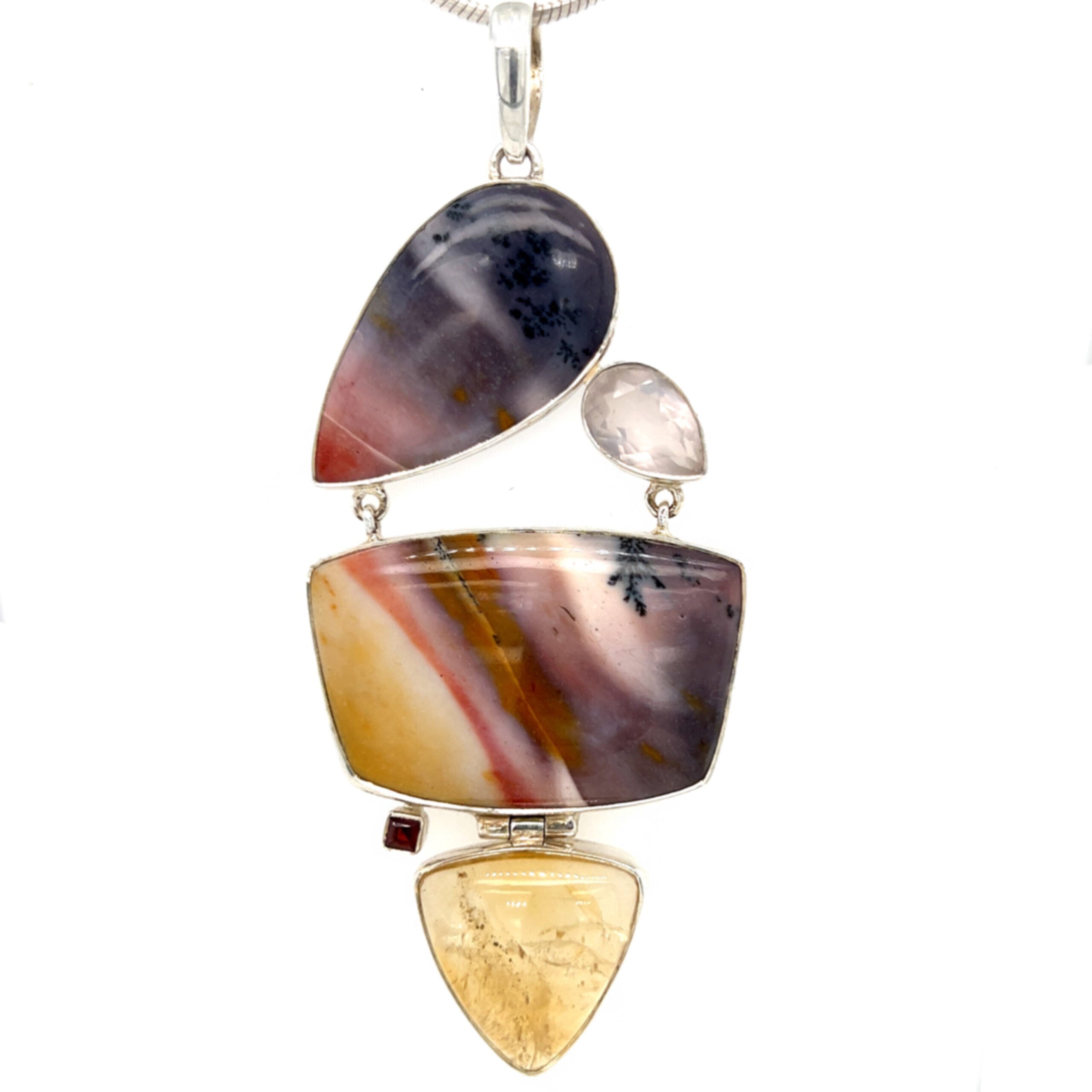 Mookaite Citrine Pendant