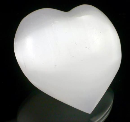 Selenite Heart