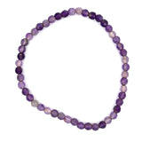 Amethyst faceted Bead Bracelet