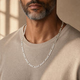 24" Silver Figaro Chain (60cm)