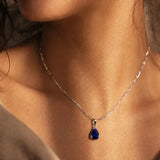 Iolite Teardrop Pendant