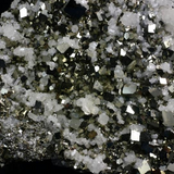 Pyrite, Clear Qtz - Peru