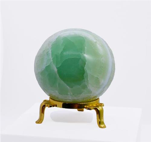 Pistachio Calcite Sphere