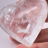 Clear Quartz Polished Heart