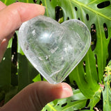 Clear Quartz Polished Heart