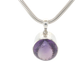 Faceted Amethyst Statement Necklace