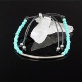 Crystal Bead Bracelet Howlite