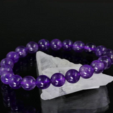 Amethyst Bead Bracelet