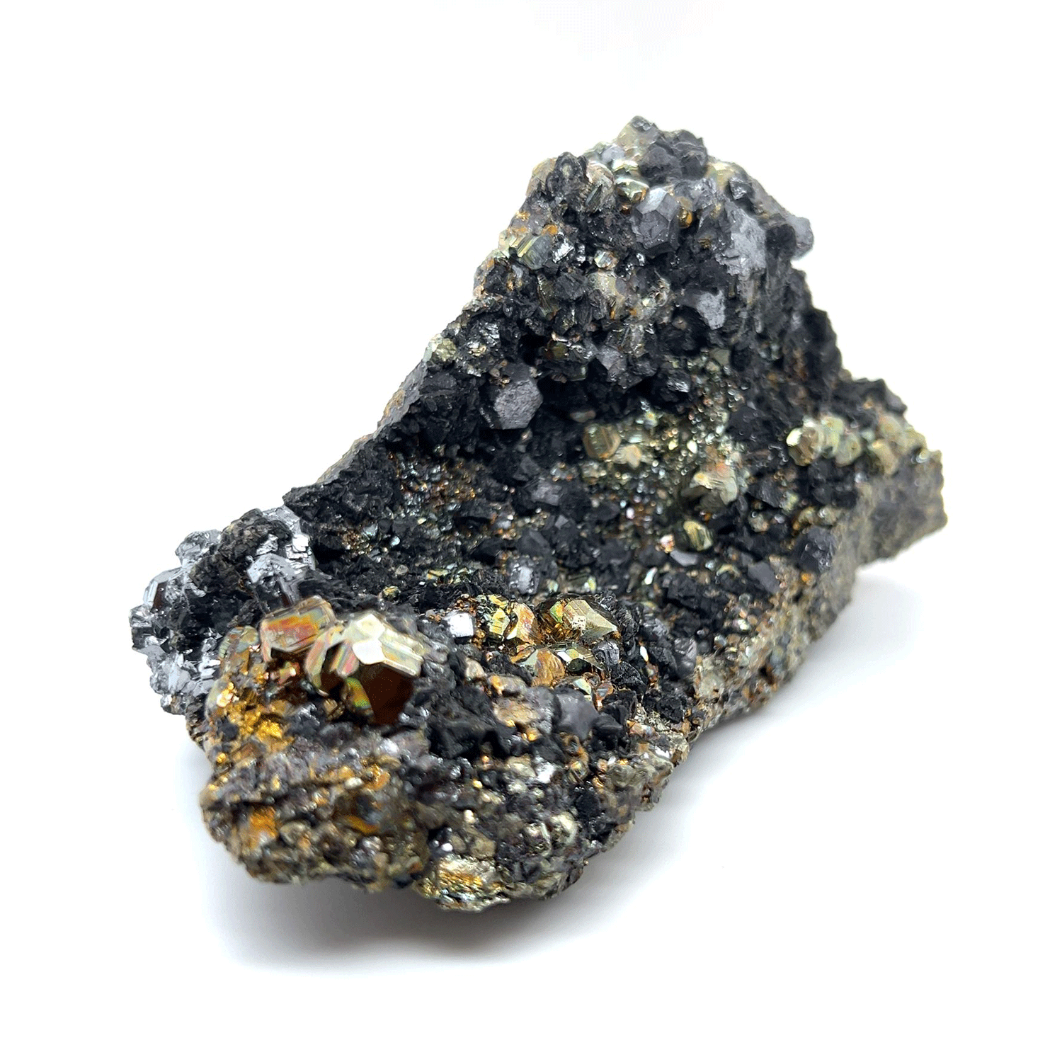 Pyrite Chalcopyrite Specimen Peru