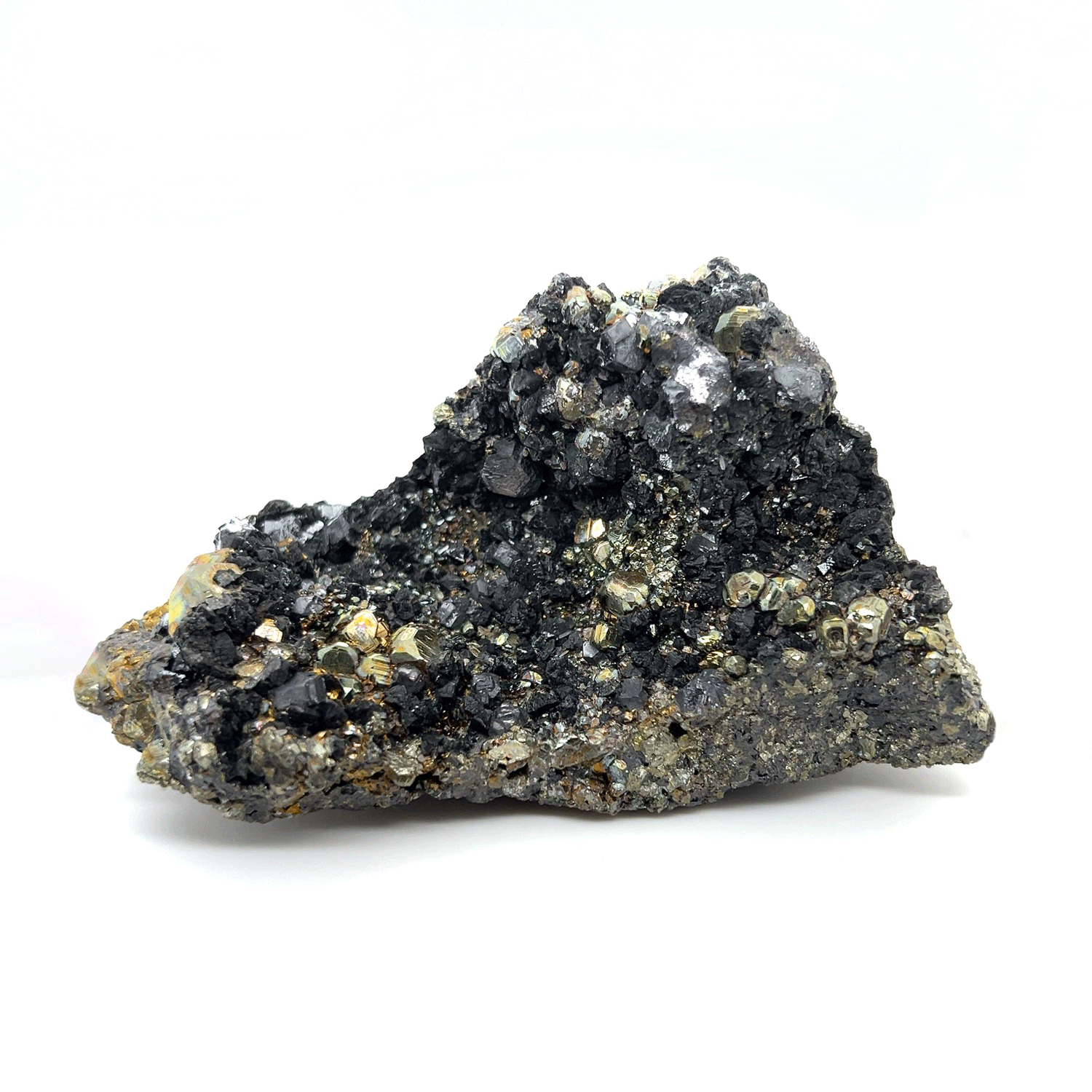 Pyrite Chalcopyrite Specimen Peru