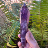 High Grade Chevron Amethyst Polished Laser Point