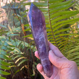 High Grade Chevron Amethyst Polished Laser Point