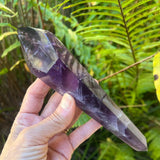 High Grade Chevron Amethyst Polished Laser Point