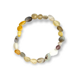 Natural Agate Bead Bracelet