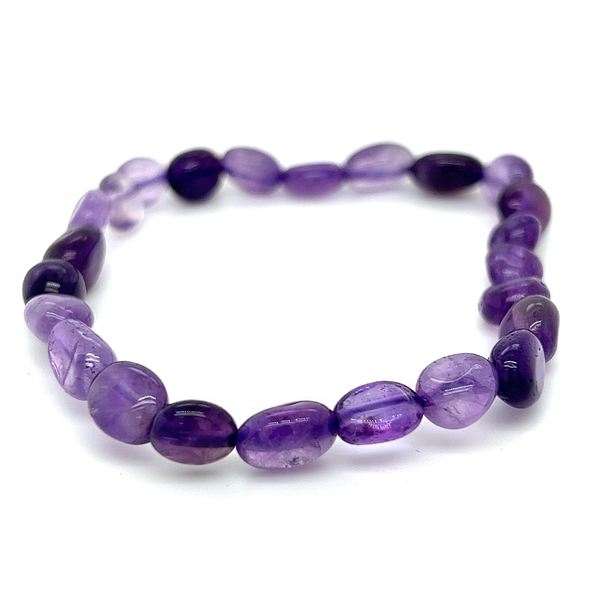 Amethyst Irregular Bead Bracelet