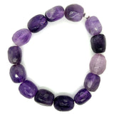 Amethyst Faceted Bead Bracelet