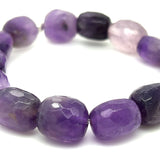 Amethyst Faceted Bead Bracelet