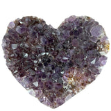 Amethyst Cluster Heart