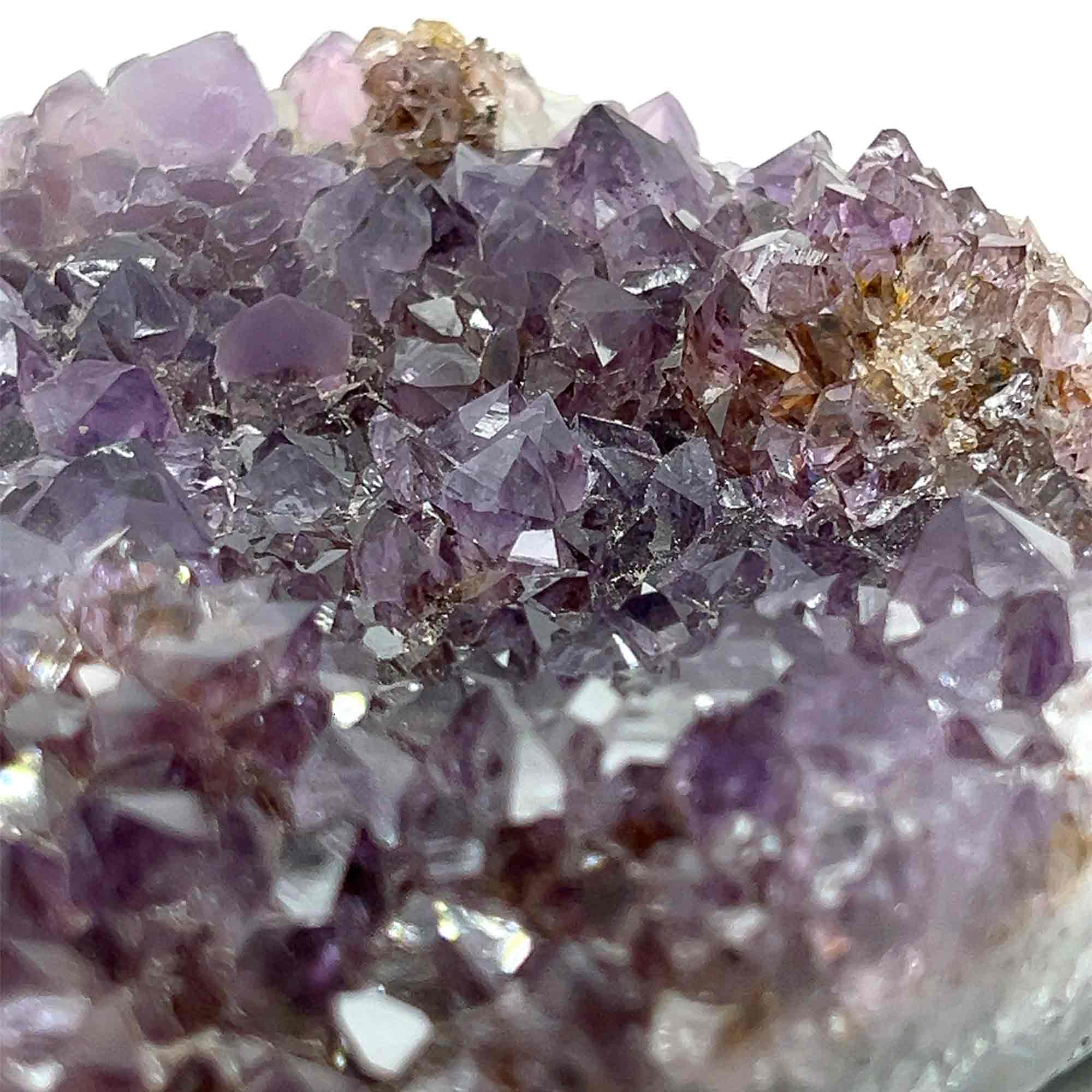 Amethyst Cluster Heart