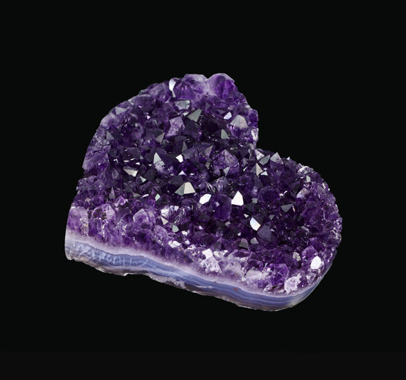 Amethyst Cluster Heart australia