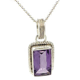 Amethyst Faceted Necklace