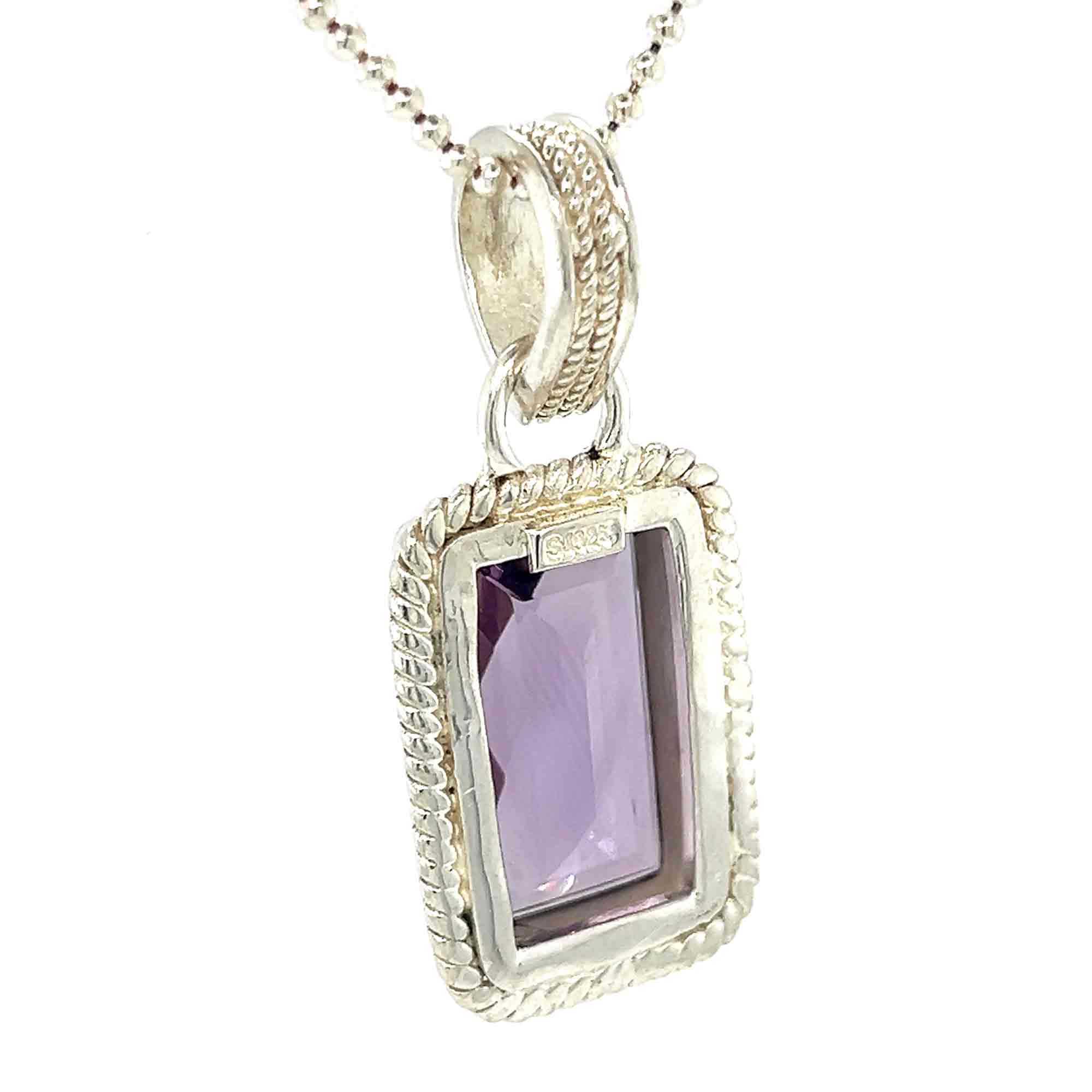 Amethyst Faceted Necklace #867Y