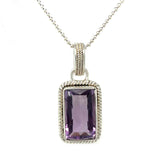 Amethyst Faceted Necklace #867Y