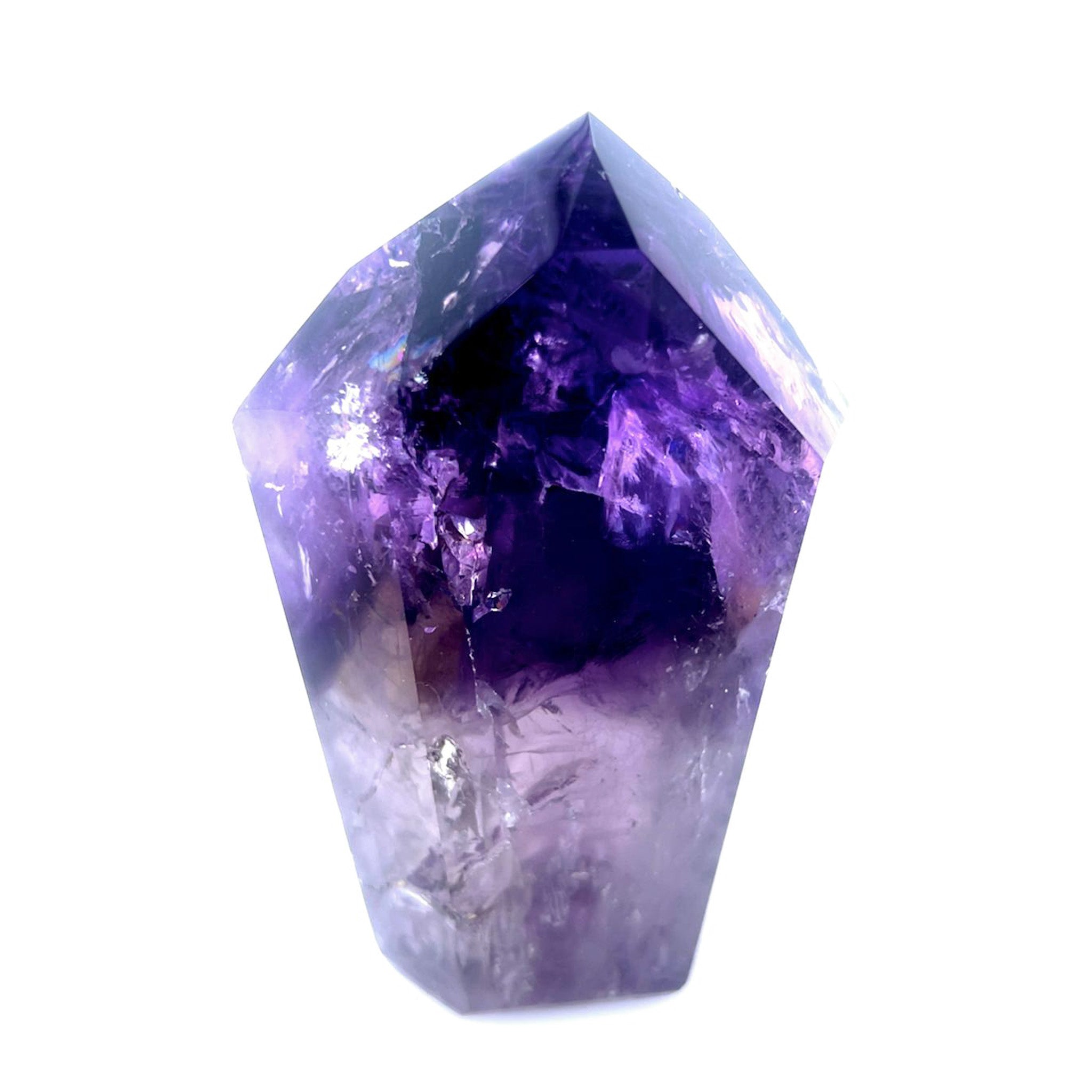 AAA Grade Phantom Amethyst crystal point