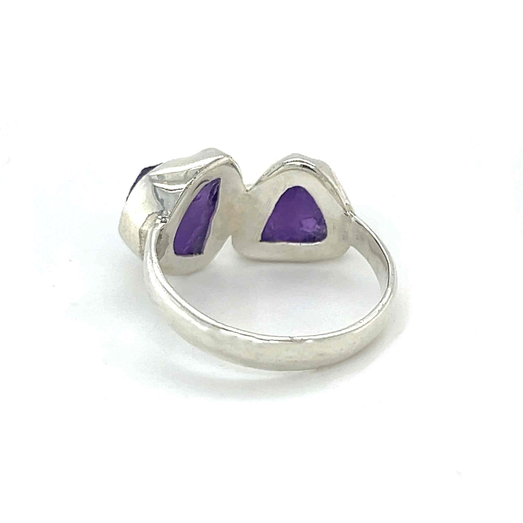 Raw Amethyst Ring