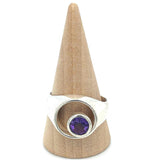 Circular Amethyst Ring