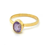 Amethyst Gold Ring
