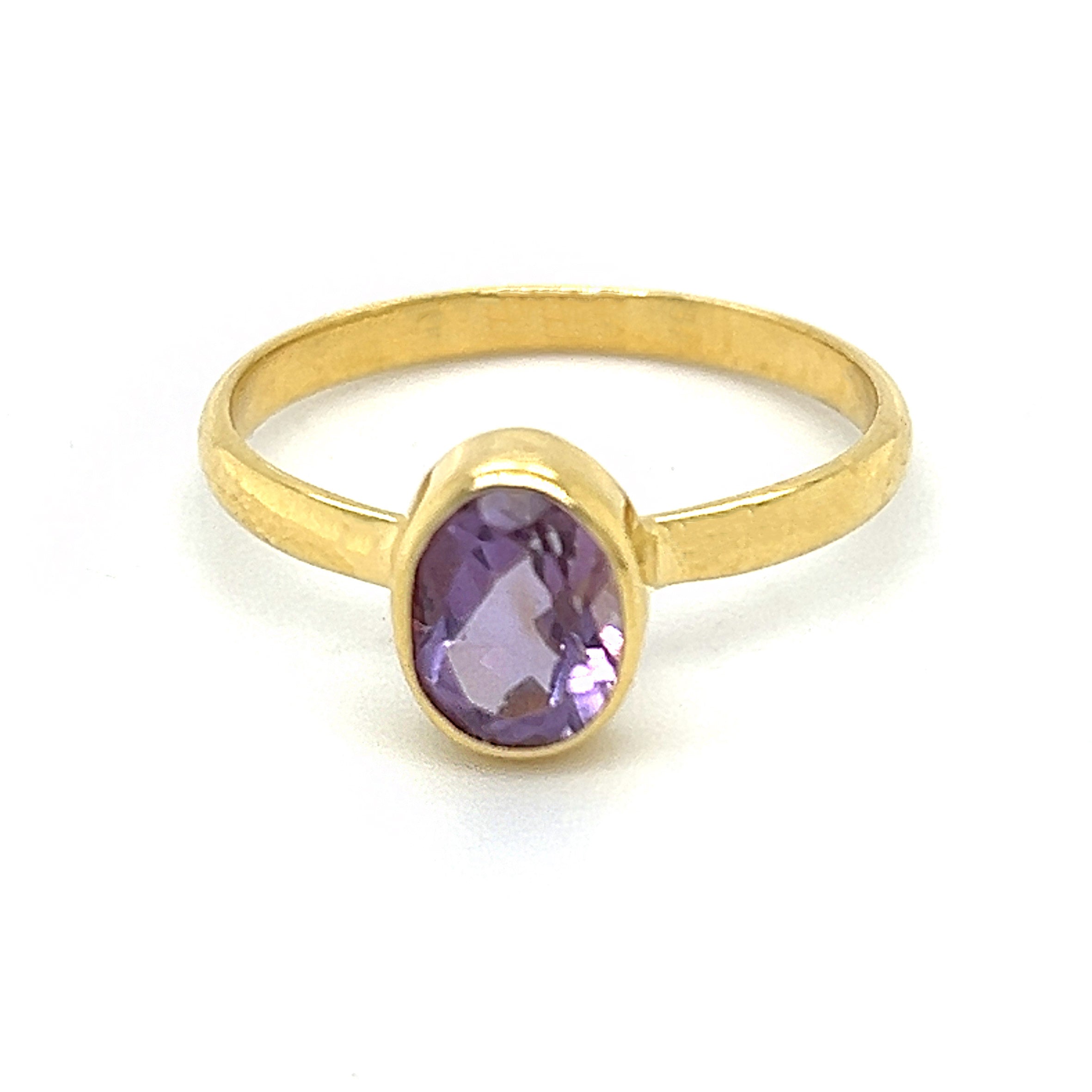 Amethyst Gold Ring